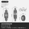 MAZERO BMW MINI Pedal Covers Dedicated Pedal Covers for Mini Cooper Crossover Clubman Interior Custom Parts Aluminum Pedals Fits R61 No Tools Required