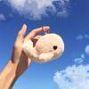 Plush Key Chain Whale Car Keychain Furry Wool Whale Keyring Furry Dolphin Keychain  Backpack Bag