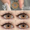 Eyeshare 2PCS Colored Eye Contact Lenses High Quality Fashion Blue Lenses Brown Natural Lenses Beauty Eye Contact Lenses