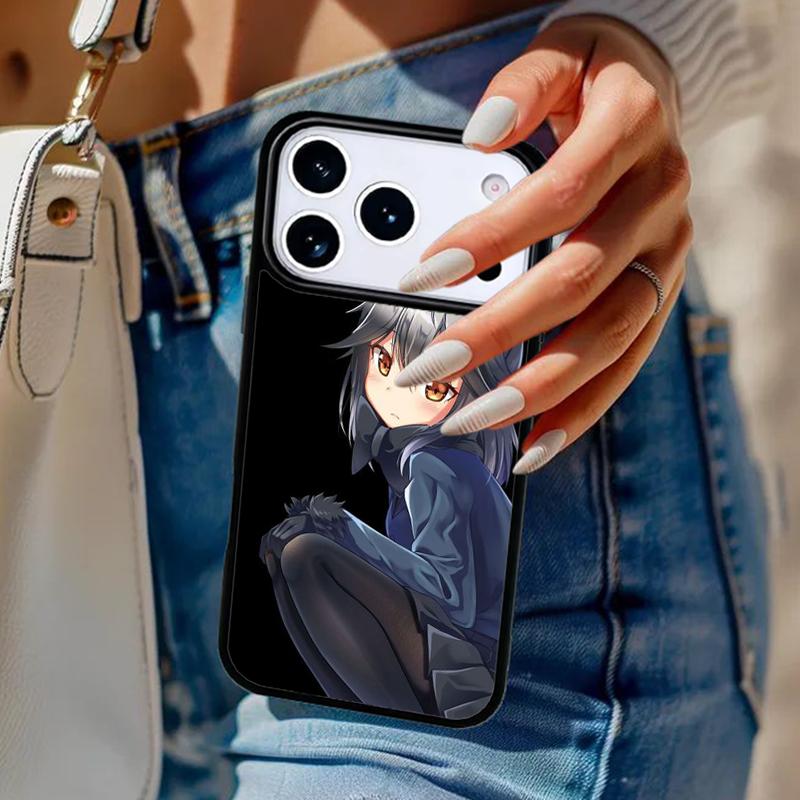 Anime Cat Girl soft Phone Case For iPhone 17 Air 14 15 13 12 Max Cover For Apple 14 15 16 16e 11 Pro Max Plus Coque