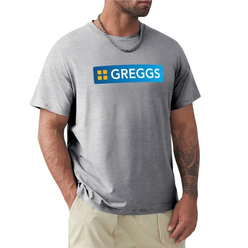 man black tshirts summer t-shirt Greggs Logo T-Shirt t shirt man cat shirts vintage t shirt mens white t shirts