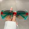 Oversized Fashion Sunglasses  New Multi Candy Color Women Shades Trendy Stylish Gradient Brand Travelling Eyewear