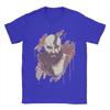 Self Art Gow T Shirts Unisexs Pure Cotton Novelty TShirt Round Neck God of War Kratos Tees Short Sleeve Tops Plus Size