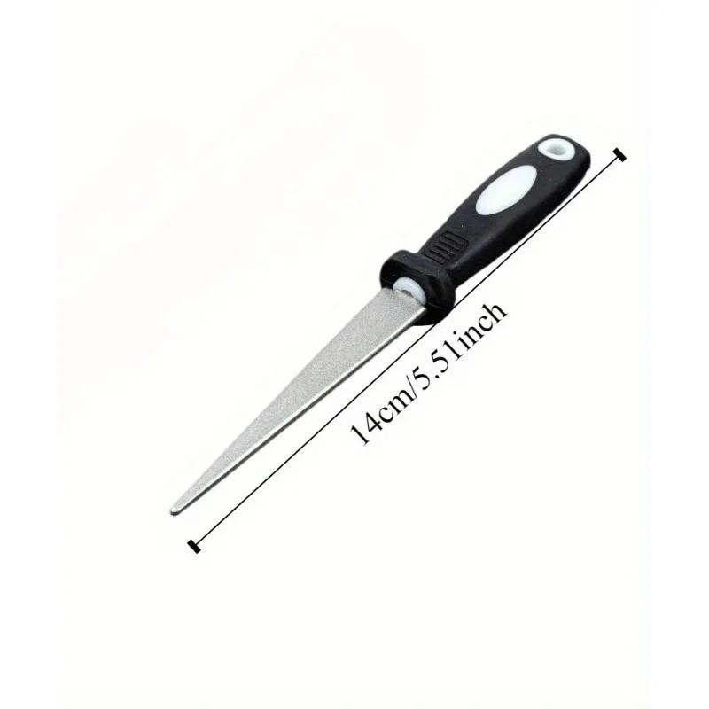 

Professional Knife Sharpener, Diamond Sharpening Stone for Kitchen Camping, Double-Sided Folding Design with Non-Slip Handle, M