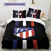Ensemble couette et taies d'oreiller Atleti Décoration de maison Cadeau d'anniversaire (1 housse de couette + 2 taies d'oreiller, sans garniture.)