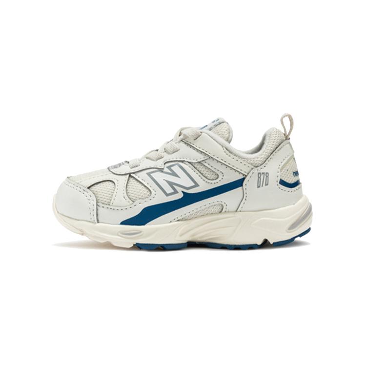 

New Balance NB 878 Comfortable Cushioning Abrasion Resistant Breathable Low top Running Shoes Milk White IV878KSA 27.5