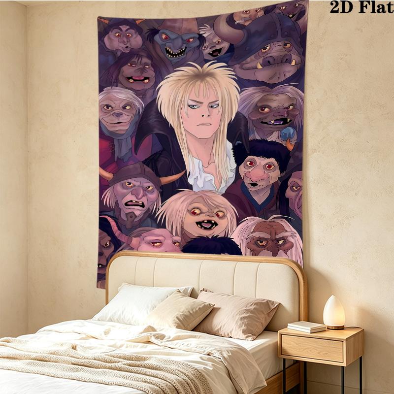 Labyrinth Wall Tapestry Aesthetic Wall Hanging Printed Fabric Blanket Decorative Tapestries For Bedroom Living Room Home Decor