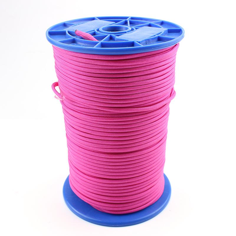 4mm 7-adriges 100m Paracord Outdoor Campingseil zum Binden & Armbandflechten, ohne Knoten