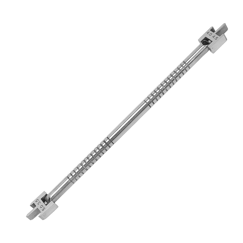 Dental Bracket Gauge Locator Stainless Steel Easy Adjust Orthodontic Bracket Positioner