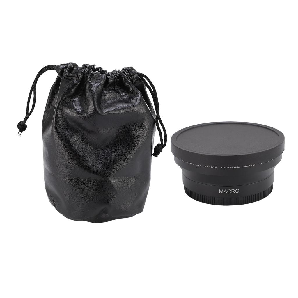 0.43X Wide Angle Macro Additional Lens 67mm HD 2 In 1 Extra Lens Attachment for Camera Photography