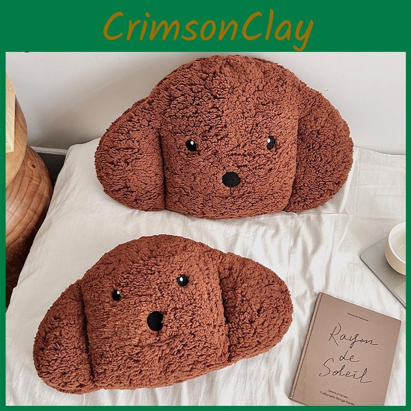Throw Dog Cartoon Pillow Doll Plush Toy Girl Childrens Bedroom Table Decoration