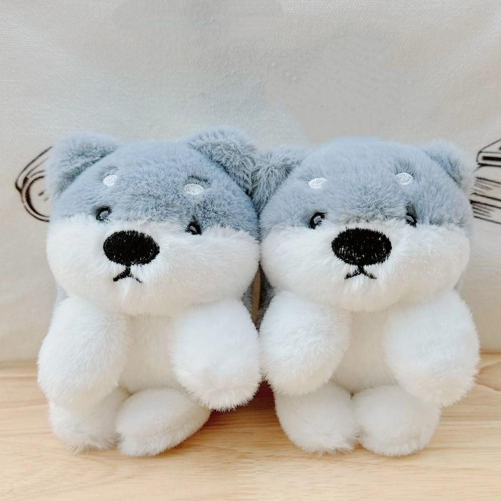 Kawaii 15cm Brelok Shiba Inu Śliczny Uroczy Wisiorek na Torbę Pluszowa Lalka Zabawki Brelok Dekoracja Plecaka