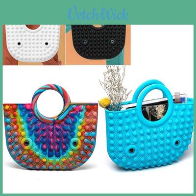 Big Pop It Popit Handbag Sensory Toy With Vibrant Colors For Anxiety And Stress Relief