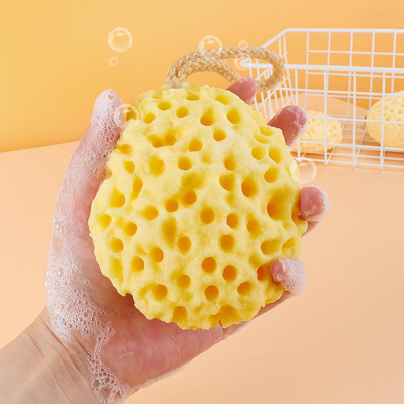 Super Absorbent Honeycomb Bath Ball Body Cleaning Soft Bath Ball Does Not Fall Apart Soft Bath Sponge Children Kids Bath Ball