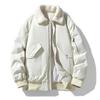 Herren Fleec Warm Winter Steppjacke Gepolstert Freizeitmann Dicke Winterjacke für Herren Hohe Qualität Luxus Polsterung Herrenbekleidung