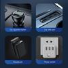 USB Car Fan with Double Head 3 Speed Strong Wind Car Cooling Fan Car Interior Air Circulation Fan 360 Degree Rotates