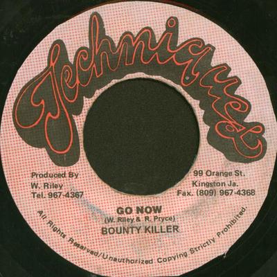 7-palcový vinyl BOUNTY KILLER - Go Now NONE Techniky Jamajský Reggae, Ska & Dub Použité
