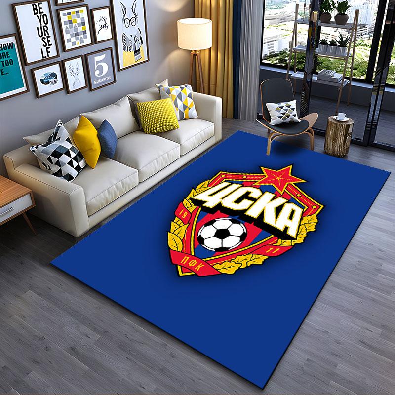 CSKA Football Club Logo Carpet suitable as a non-slip mat for the living room or bedroom sofa