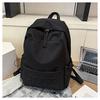 Schoolbag1011 New Simple Casual Backpack Unisex Outdoor Sports Student School Bag Large Capacity Travel Backpack