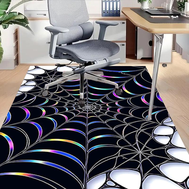 1PC spiderweb pattern Extra Large Non Slip Floor carpet, Office, family, Studio   Large Area Rug Indoor Rugs, Bold Statement Piece
