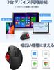 Mysz Ewin Trackball Kompatybilna z urządzeniami Bluetooth 3 podłączonymi jednocześnie Mysz Trackball Mysz bezprzewodowa Mysz kciukowa Cicha Typ Wysoka precyzja