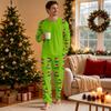 Men's 2-Piece Pajama Set Long Sleeve Crewneck Top and Pants Casual Comfortable Sleepwear