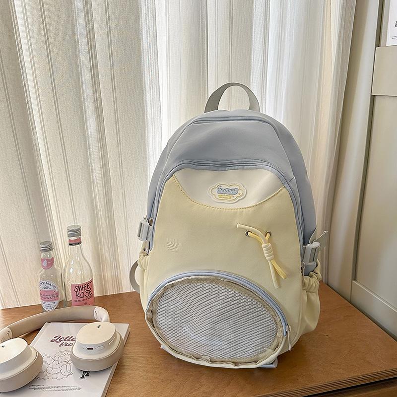 Large Capacity Junior High School Students Schoolbags for Women Ins Style Japanese Trend Simple and Versatile Travel Backpacks Backpacks