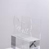 Transparent Acrylic Desktop Letter Organizer For Office Home Clear Paperworks Storage Rack for Folders Books Bill