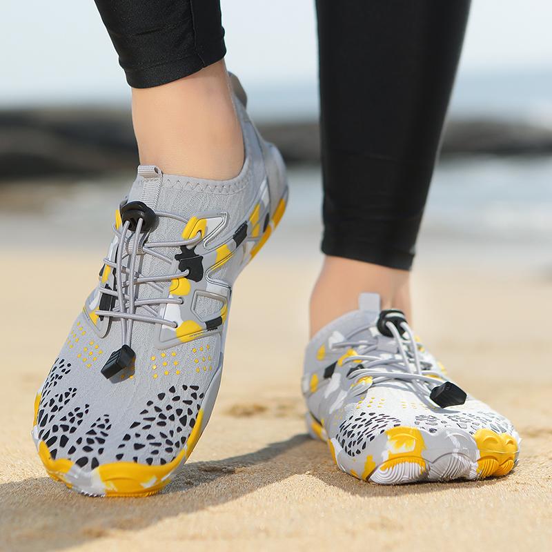 Quick Dry Beach Aqua Sneakers Men Women Breathable Lightweight Water Sports Shoes Non-slip for Outdoor Wading Surfing Diving