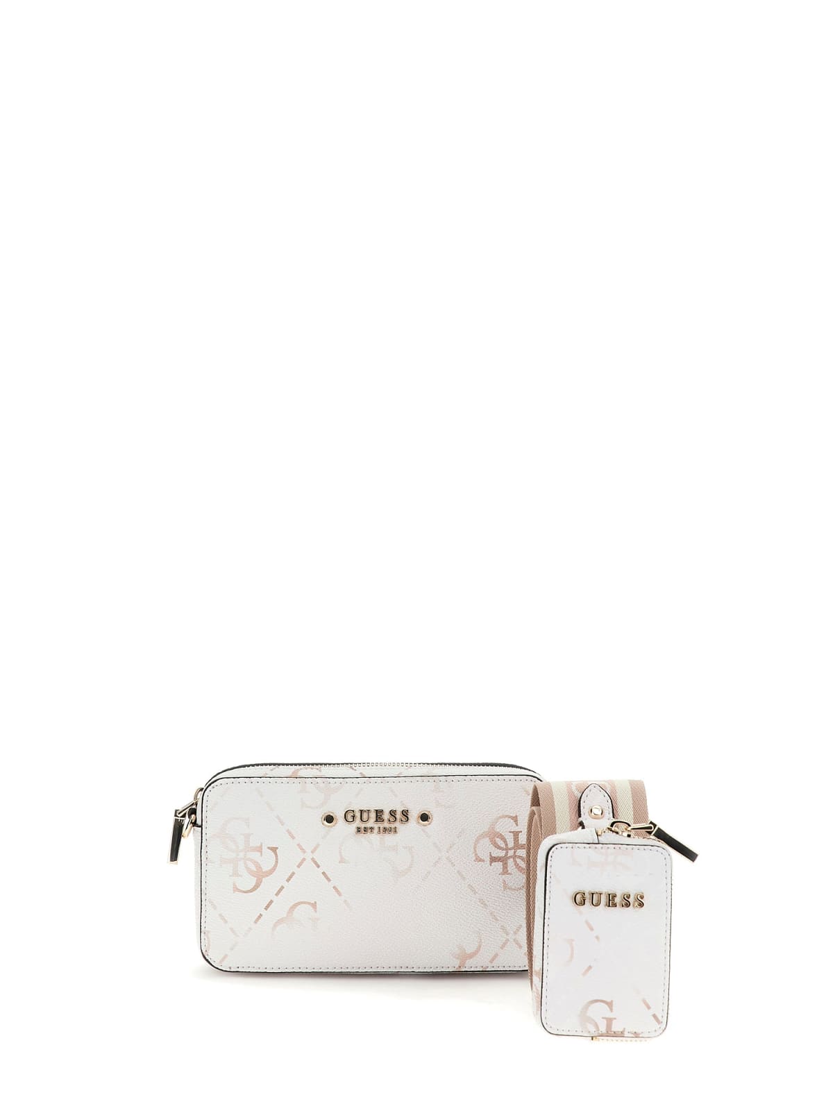 

Сумка через плечо Guess Rea High White Ombre Logo SO896374