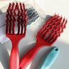 Massagekamm Damen Borsten Nylon Haarbürste Nasses Frisieren Trocken Salon Haarpflege Styling Werkzeuge Zubehör