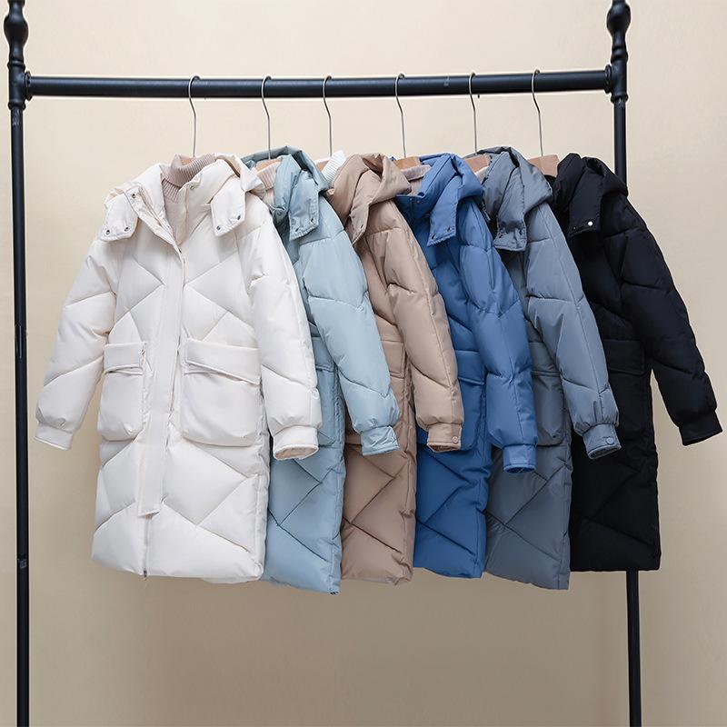 Fashion Long Cotton-padded Winter Women's Thick Loose Oversized Coat