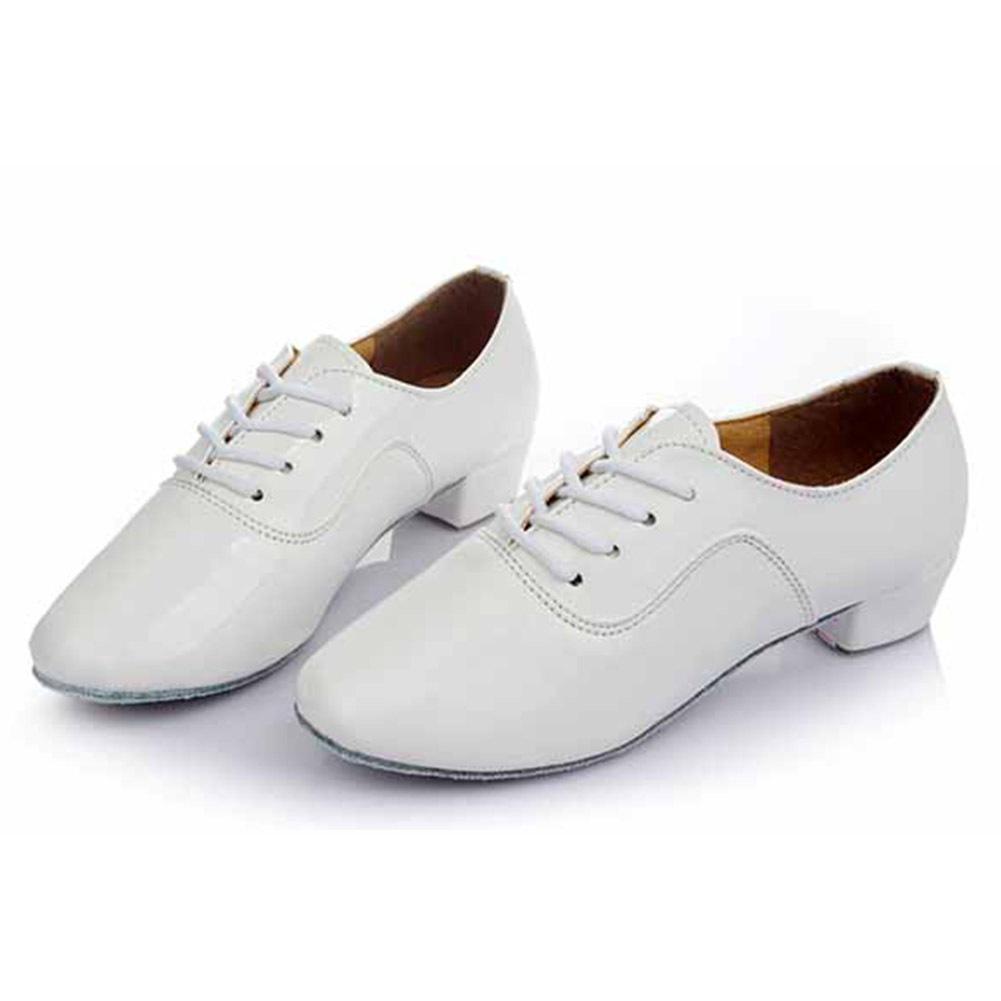 34-45 Size Boys Adult Men Latin Dance Shoes Soft Sole Ballroom Standard Dancing Shoes Heeled 3.5cm