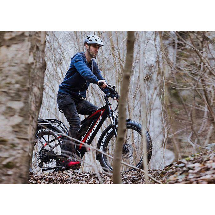 Vélo Électrique - Jobobike Robin - Fatbike 26'' - 13Ah Battery - Bafang 48V 250W - Max Range 65KM- Shimano 7 Speed - Noir