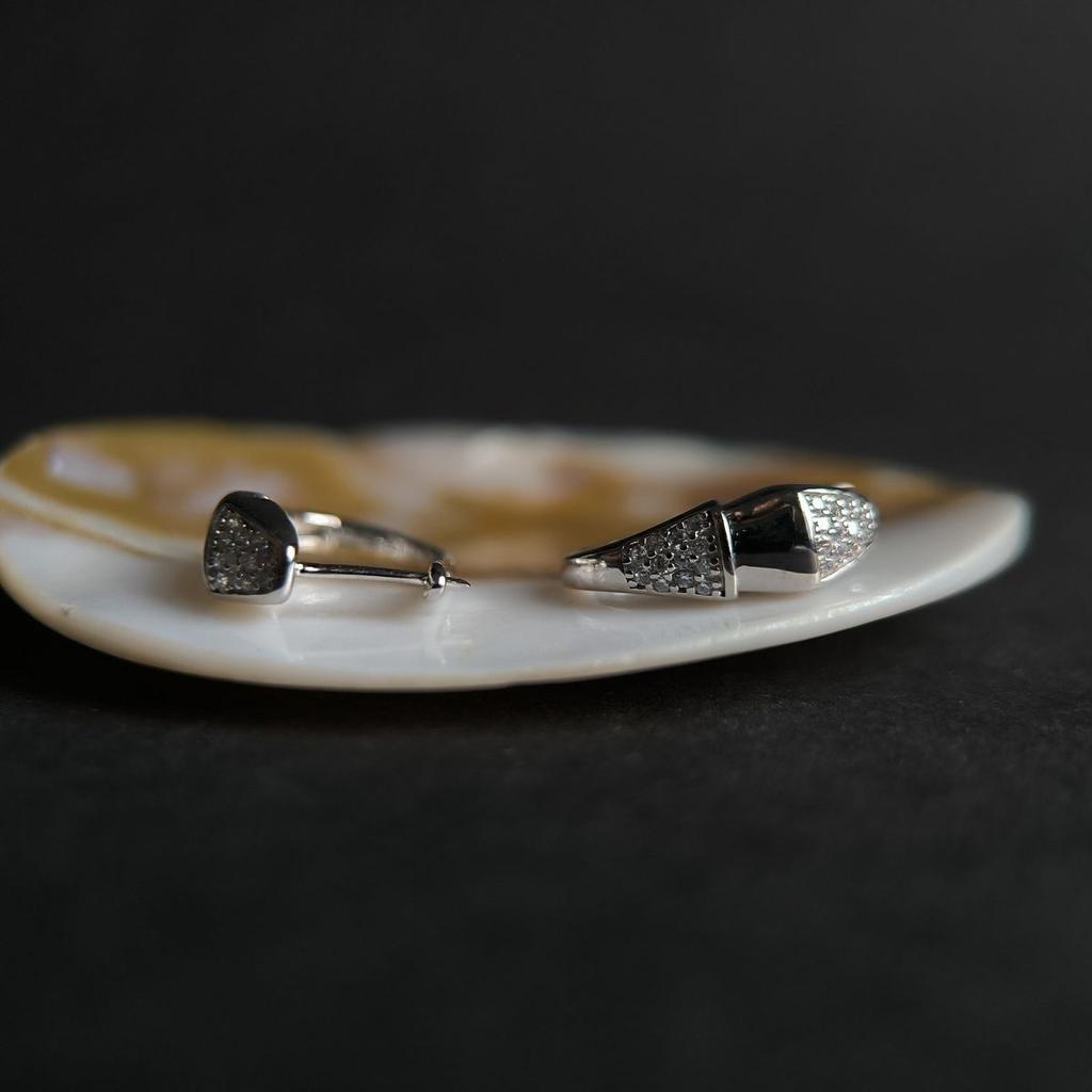 Pendientes de plata con zirkonia cúbica (2192800)