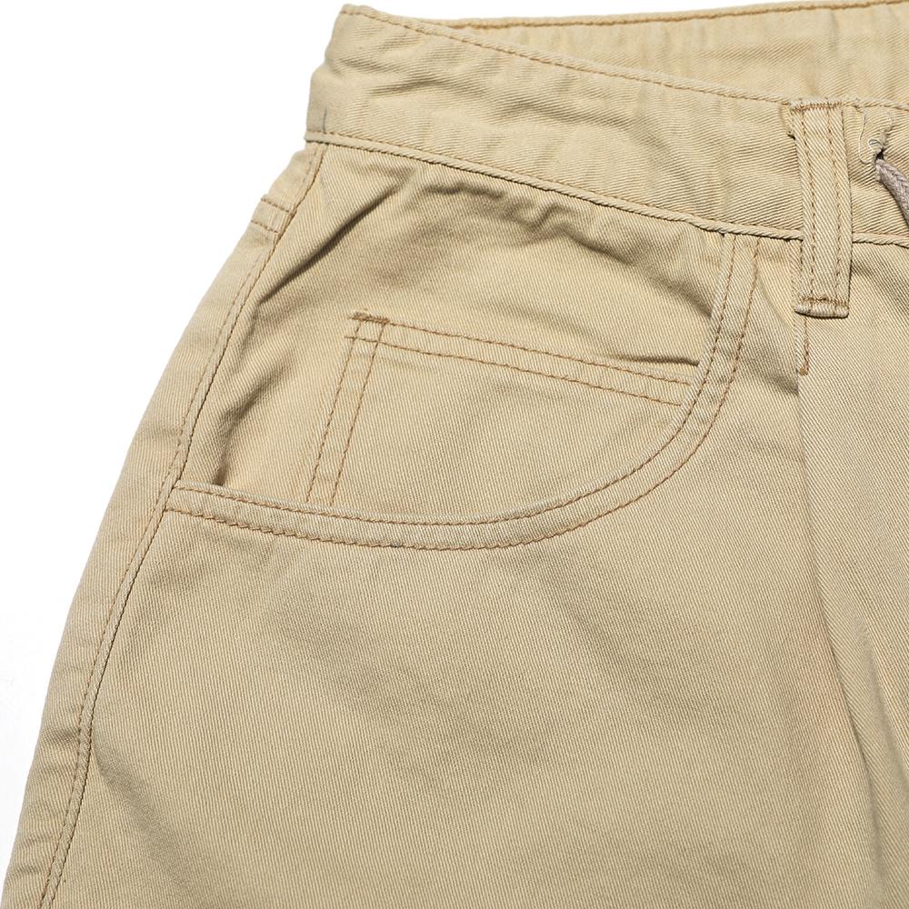 Bieseulaebis Mid 90 Baggy Cotton Pants Beige