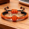 3er Set Basketball, Baseball und Fußball Fan Armband Geflochtenes Armband Zubehör für weibliche und männliche Sportler Feiern Sie den Sieg