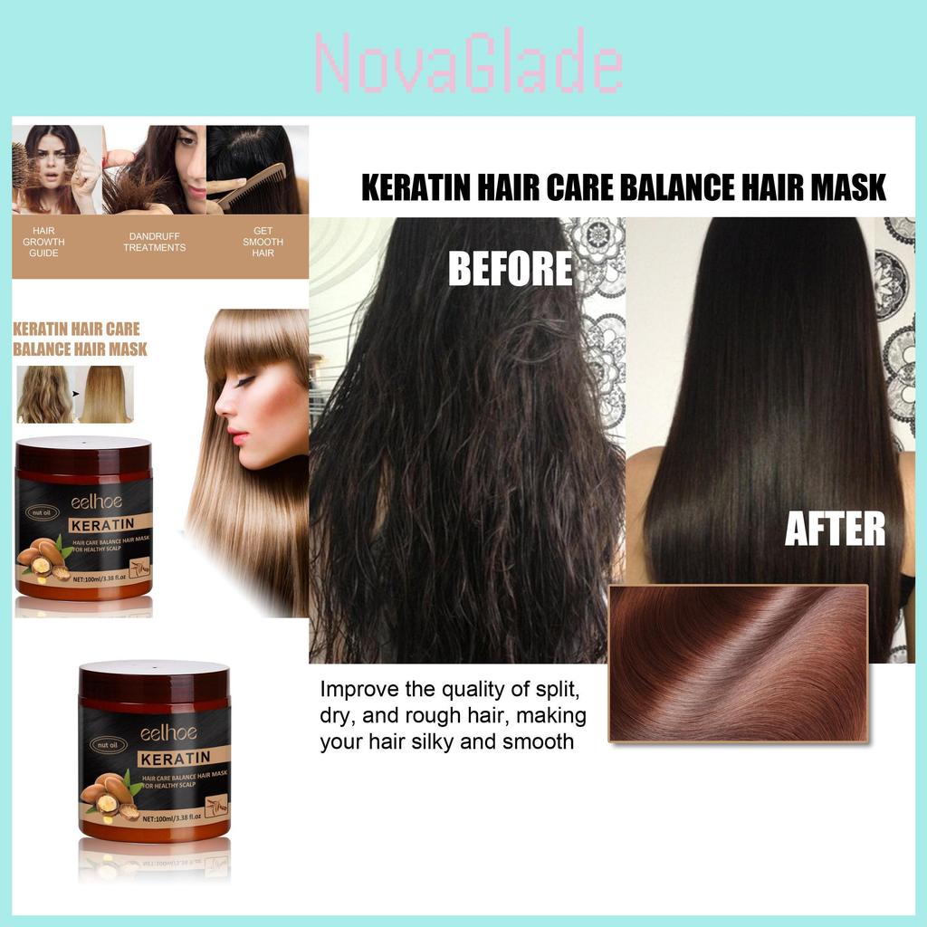 Eelhoe Nutri-protein Hair Mask For Frizzy Dry Hair Deeply Nourishing And Smoothing Treatment