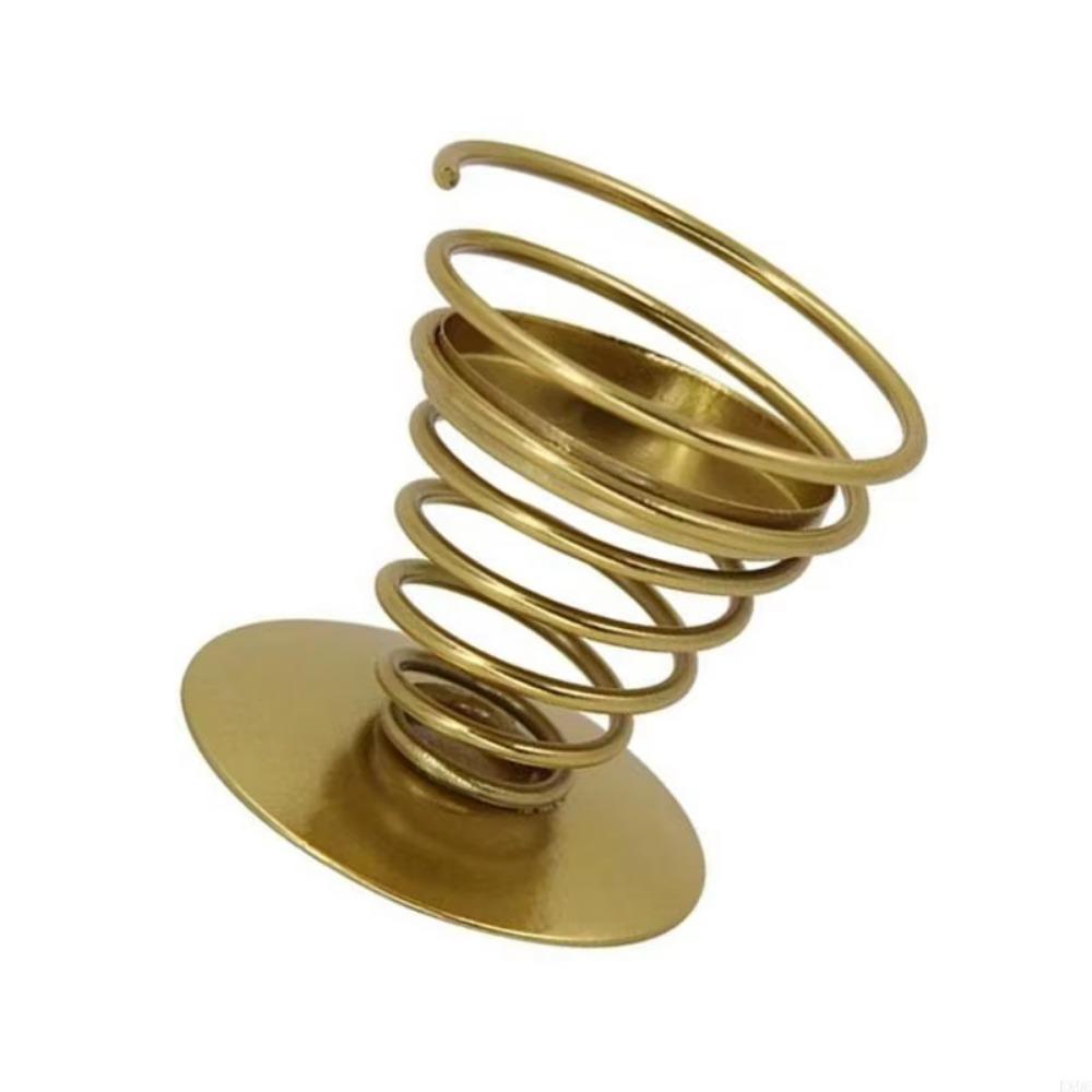 Wrought Iron Spiral Candlestick Geometric SpiralS Holder Nordic Metal Candle Holder  Bedroom