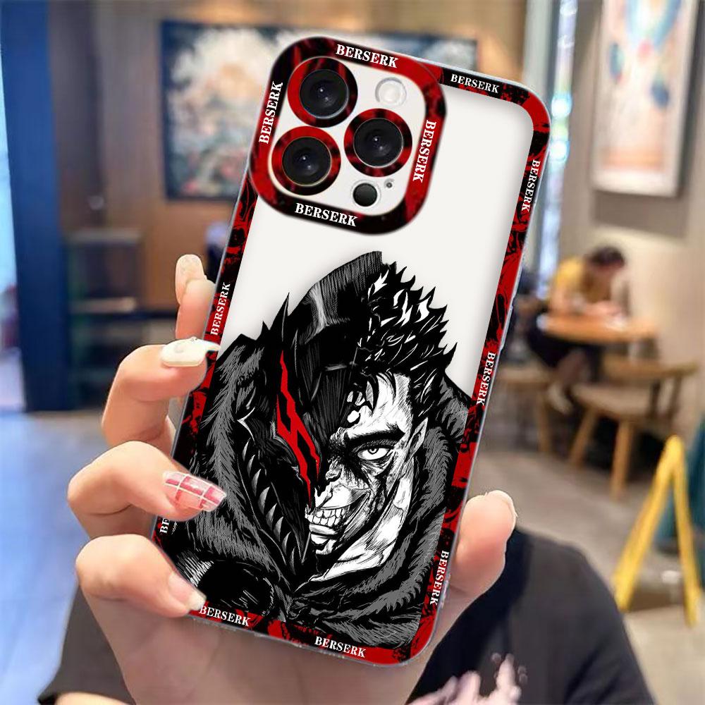 

Anime B-Berserk G-Guts Cover Clear Phone Case For Redmi Note 15 14 13 12 11 11T 11S 10 9 10S 9S 8 Pro Max Plus Transparent Case Redmi NOTE134G