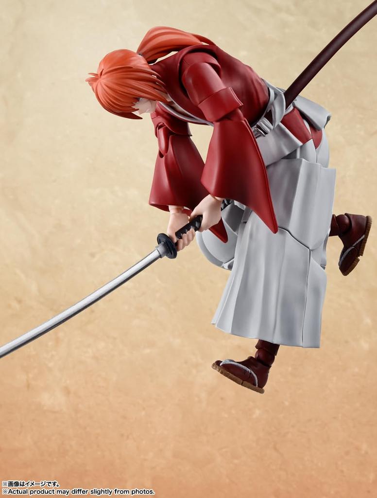 Rurouni Kenshin Swordsman Romantic Himura Kenshin 135mm painted movable figure S.H.Figuarts -Meiji Story- approx. PVC&ABS