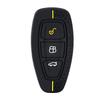 New Car Key Pack for Ford ST Fiesta Focus Mondeo Ecosport Kuga Edge Escape Metallic Silicone Car Key Fob Case Accessories