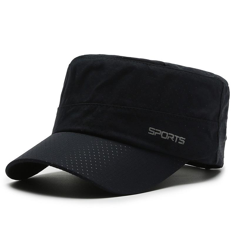 

Кепка в стиле милитари, мужская летняя быстросохнущая шляпа с плоским верхом, шляпа от солнца, спортивная бейсболка с надписью Trucker Snapback, армейская шляпа с козырьком, фуражка 56-60cm темно-синий