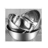 Adneny Stainless Steel Rice Sieve & Drainer Set
