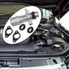 R028136 Aluminium-Ölkühler-Adapter-Kit mit doppelten Wasserpumpendichtungen Kompatibel mit 2010-2016 Land Rover LR4, 2010-2021 Land Rover Range Rover