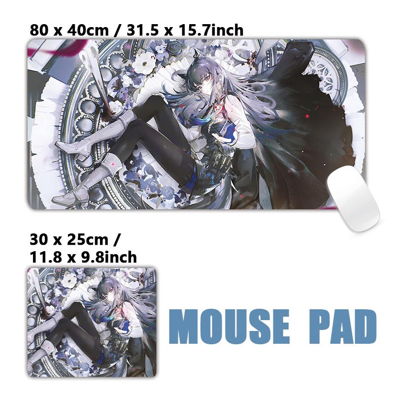 Arknights Endfield Exusiai Dusk Kaltsit Laevatain Gaming Girls Mousepad XXL Keyboard Desk Mat