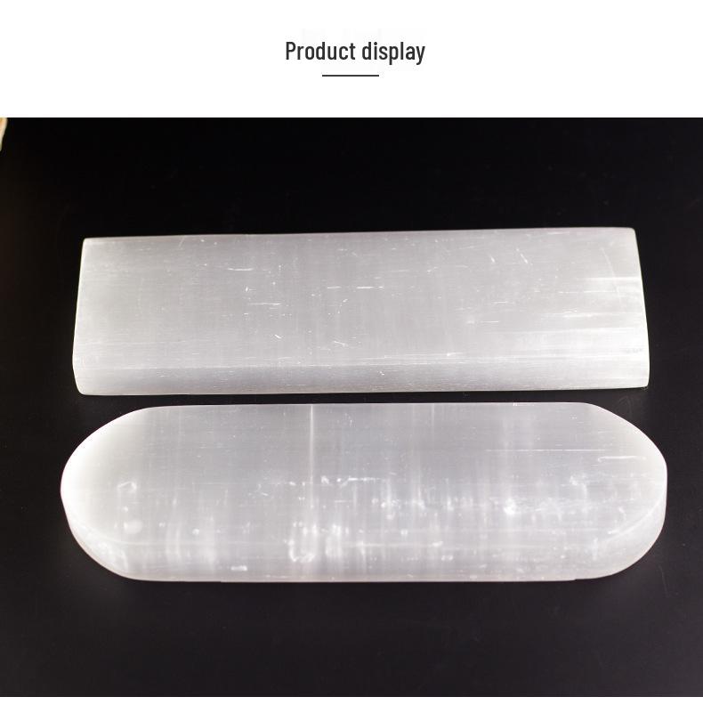 Selenite Translucent Gypsum Yoga Crystal Board - Moroccan Decorative Sheet