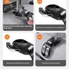 Quality 2 In 1Car Headrest Hook Premium Foldable Rear Seat Hanging Dual Hook 25KG Large Load-Bearing Alloy Hook Hanger Universal