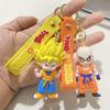 New Fashion Bag Accessories Cartoon Goku Vegeta Super Saiyan Keychain Kawaii llavero Gift for Fans&Couples(Birt