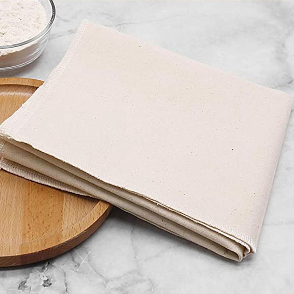 Thick Pastry Baker's Couche Proofing Cloth Linen Fermented Cloth Baking Mat Dough Bakers Pans Proving Bread Flax Cloth